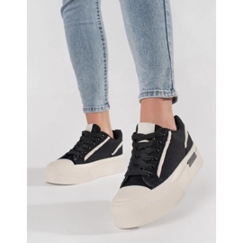 Black and white platform sneakers 1 Black and white platform sneakers 1