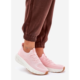 Comfortable women's sports shoes big star rr274a131 hi-Polish pink system 1