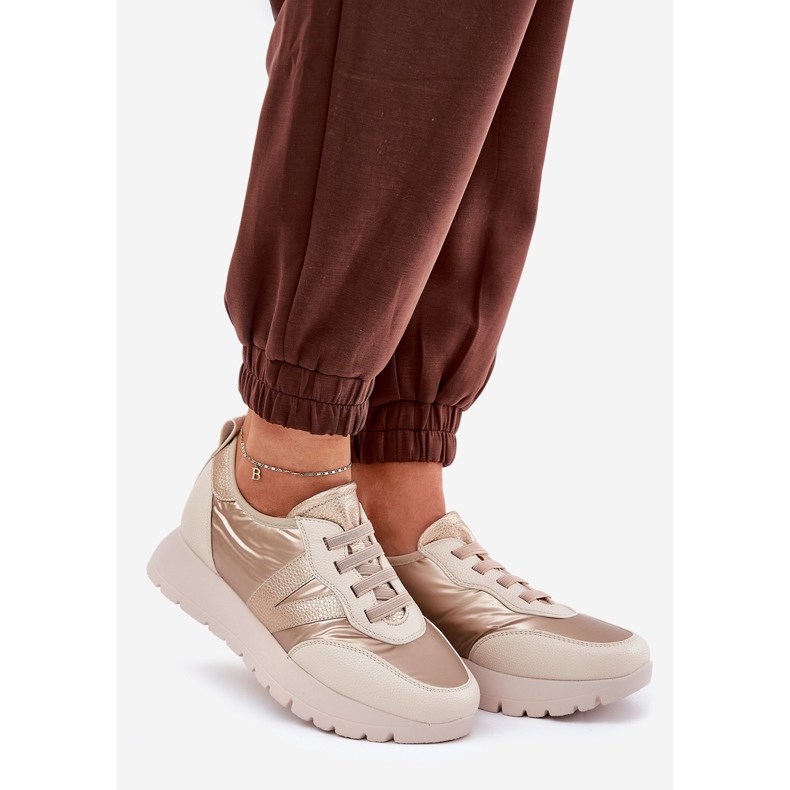 Vinceza Women's sports shoes on the Vincez platform 58510 zlotys golden 1 Vinceza Women's sports shoes on the Vincez platform 58510 zlotys golden 1