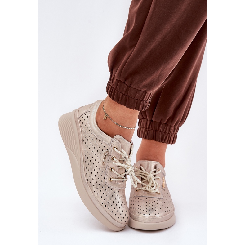 Vinceza Women's leather Sports Sports Sports Sleeping Sleeping Shoes golden 2 Vinceza Women's leather Sports Sports Sports Sleeping Sleeping Shoes golden 2