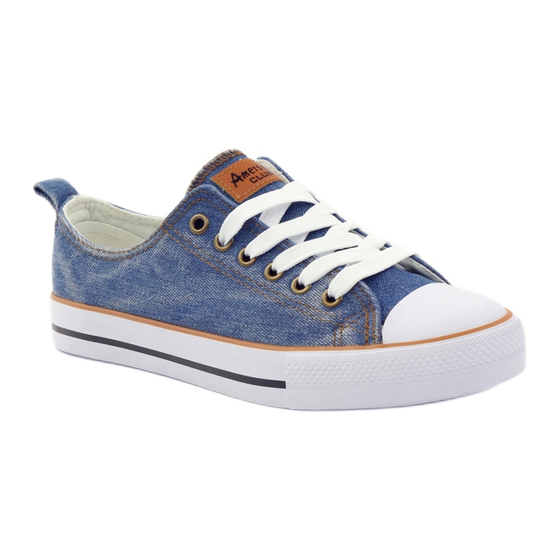 American Club Sneakers dk.jeans tied blue 1 American Club Sneakers dk.jeans tied blue 1