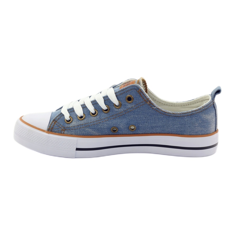 American Club Jeans sneakers tied blue 2 American Club Jeans sneakers tied blue 2