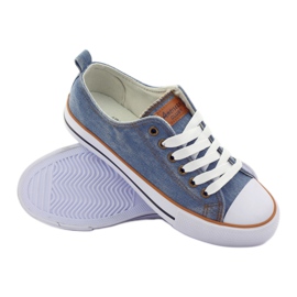 American Club Jeans sneakers tied blue 3