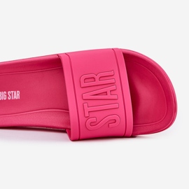 Women's slippers big star nn274a668 fuchsia pink 2 Women's slippers big star nn274a668 fuchsia pink 2