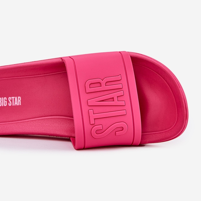 Women's slippers big star nn274a668 fuchsia pink 2 Women's slippers big star nn274a668 fuchsia pink 2