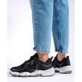 Kylie Stylish Black Sneakers 2
