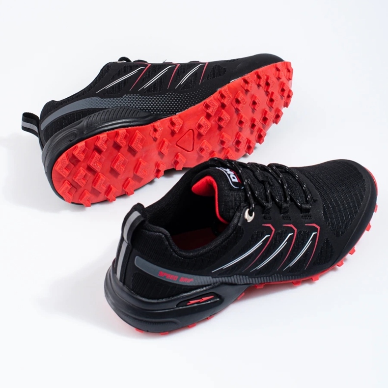 DK black lace-up men's sports shoes 2