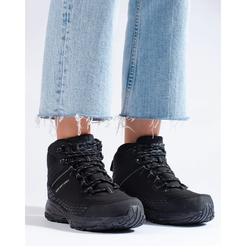 High women's trekking shoes DK black 2