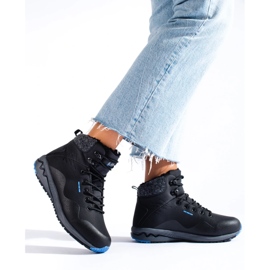 Warm women's trekking boots DK black 1 Warm women's trekking boots DK black 1