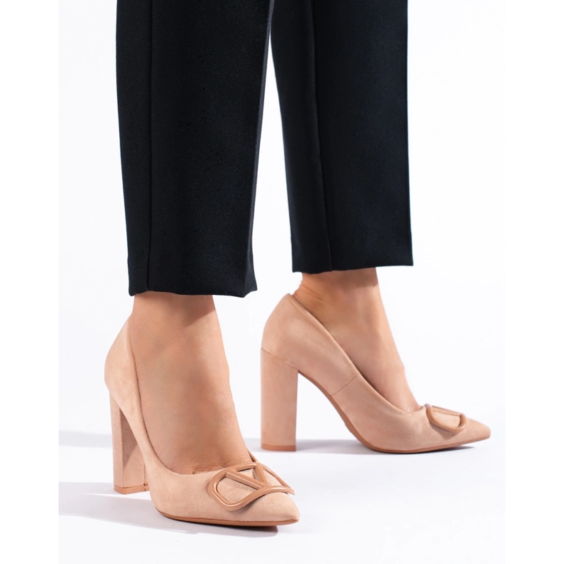 Women's Vinceza beige suede pumps 1 Women's Vinceza beige suede pumps 1