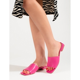 Women's pink Shelovet heeled sandals 2 Women's pink Shelovet heeled sandals 2