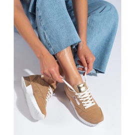Shelovet women's beige sports shoes 1 Shelovet women's beige sports shoes 1