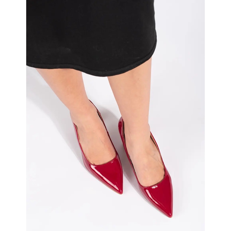 Seastar Elegant patent red high heel pumps 2