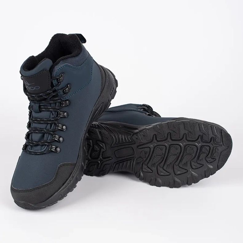 Vico Navy blue high trekking shoes for men 1