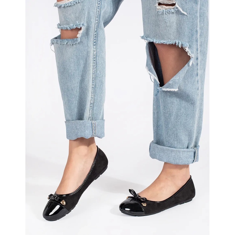 Black flat ballet flats 2