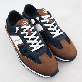 Men's sports shoes casual navy blue bugatti rr153131 1