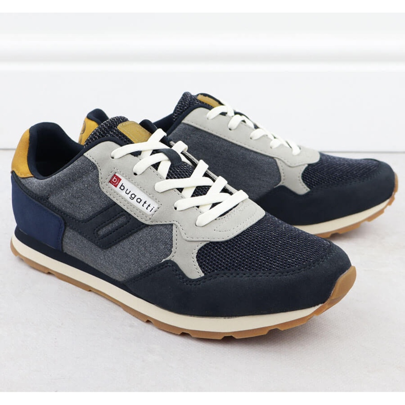 Men's sports shoes navy blue bugatti rr153135 1 Men's sports shoes navy blue bugatti rr153135 1