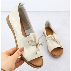 Cambell Leather shoes with bare fingers golden camell sz00656 1 Cambell Leather shoes with bare fingers golden camell sz00656 1