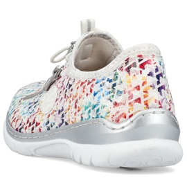 Women's sports shoes openwork white rieker l3252-90 5