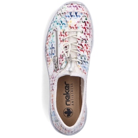 Women's sports shoes openwork white rieker l3252-90 6