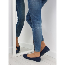 Women's ballerinas soft navy blue 2 Women's ballerinas soft navy blue 2