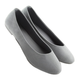 Women's soft gray ballerinas D.GRAY grey 1