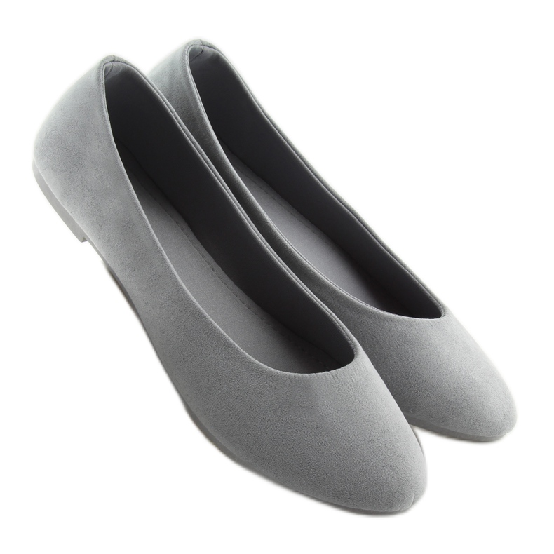 Women's soft gray ballerinas D.GRAY grey 1
