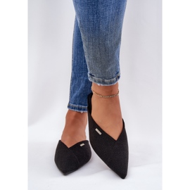 Women's flip flops with pointed toes Big Star RR274210 black 2