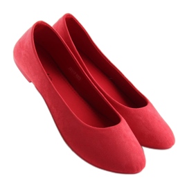 Women's ballerinas soft red red 1