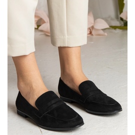 Black women's classic loafers 1