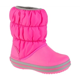 Girls' snow boots Crocs Winter Puff Boot 14613-6TR pink 3 Girls' snow boots Crocs Winter Puff Boot 14613-6TR pink 3