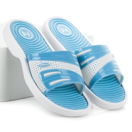 Mckeylor Blue pool slippers 1