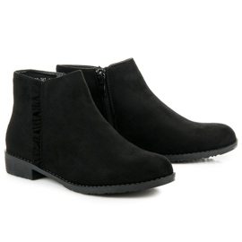 Nio Nio Suede Boots With A Frill black 1