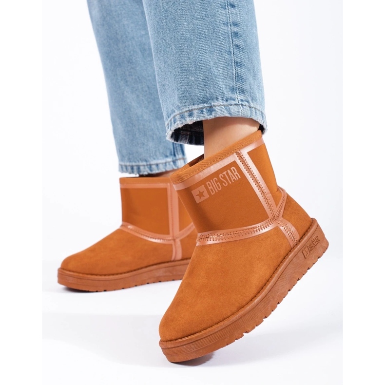 Women's brown snow boots Big Star KK274612B 2 Women's brown snow boots Big Star KK274612B 2