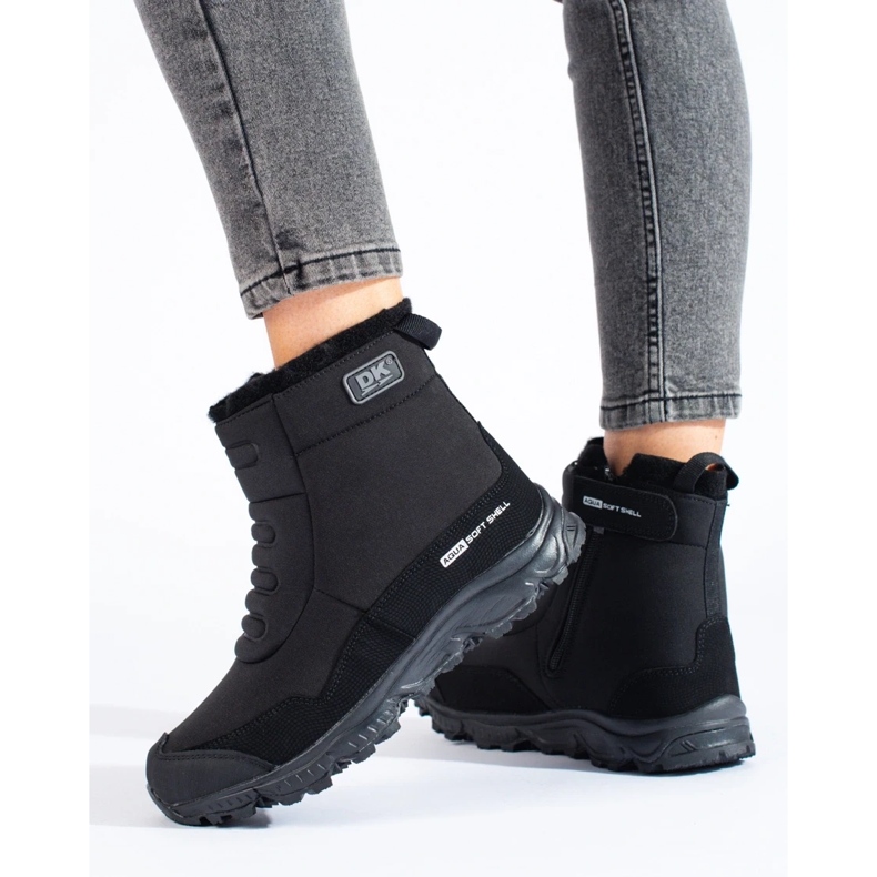 Women's trekking shoes with a DK zipper black 1