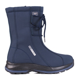 Women's trekking shoes with a DK sheepskin coat blue 1
