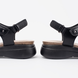 Goodin Comfortable women's black sandals 1 Goodin Comfortable women's black sandals 1