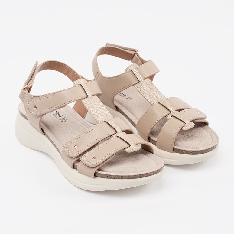 Goodin Comfortable beige sandals for women 1 Goodin Comfortable beige sandals for women 1