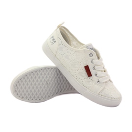 Big star 274925 tied sneakers white grey 3