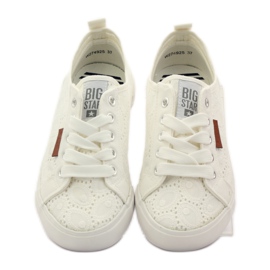 Big star 274925 tied sneakers white grey 4 Big star 274925 tied sneakers white grey 4