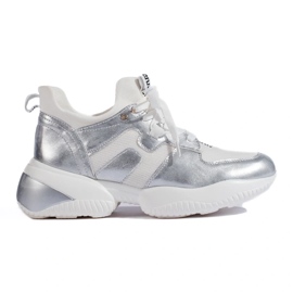 Weide White and silver Sneakers 2