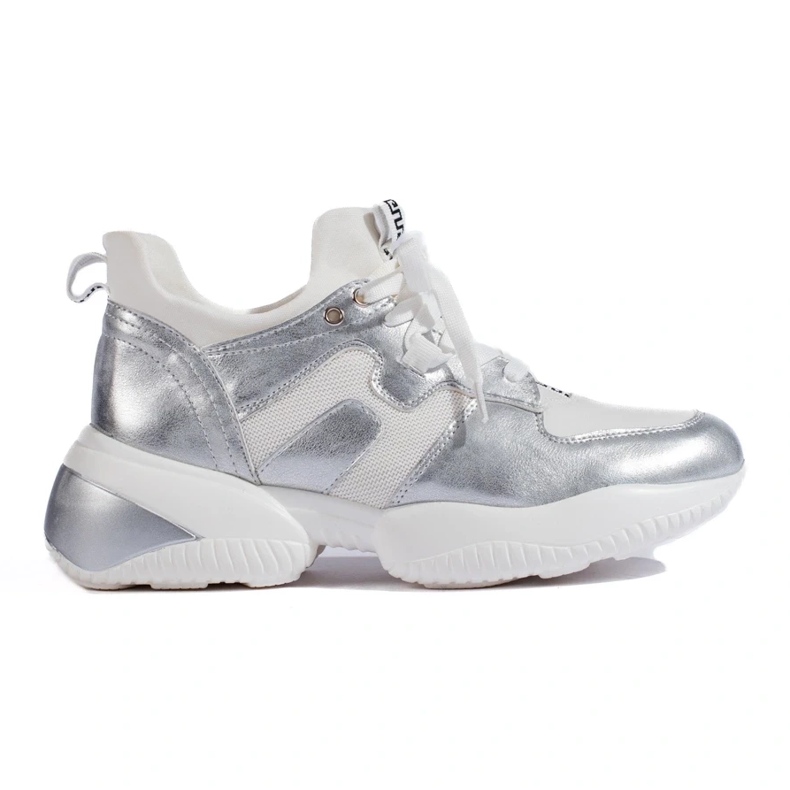 Weide White and silver Sneakers 2