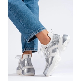 Weide White and silver Sneakers 1