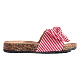 Vinceza striped sandals white 1