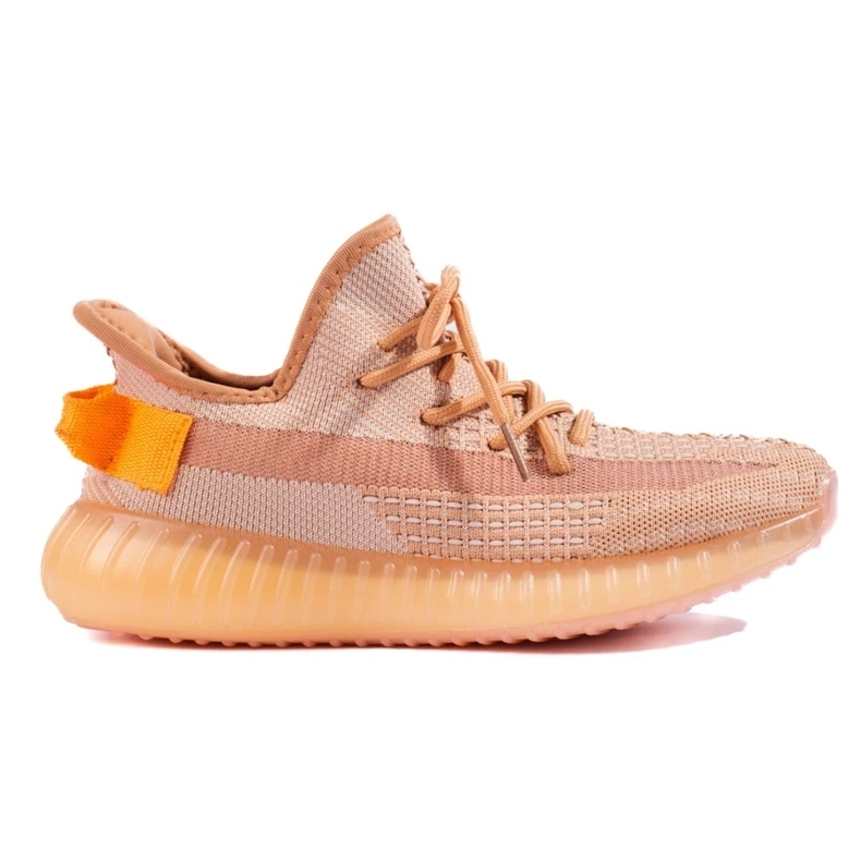 Textile Sneakers On The Platform orange 2