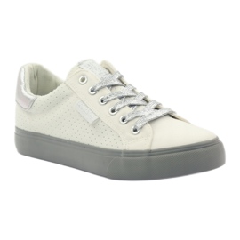 Big star sneakers AA274A053 white silver grey 1