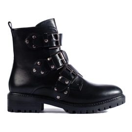 Insulated bags with buckles black 1