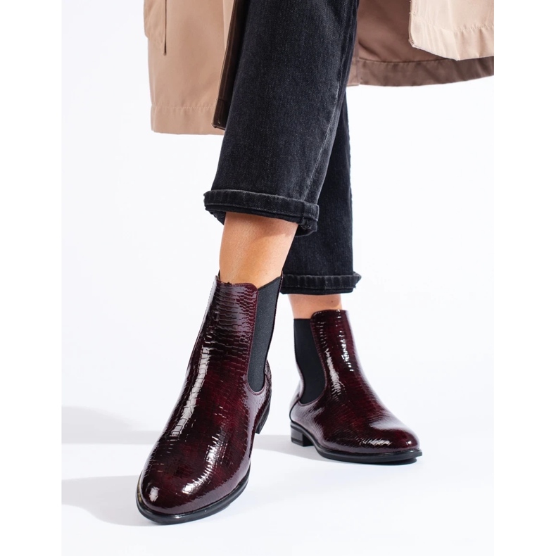 Lacquered Chelsea boots by Sergio Leone 1