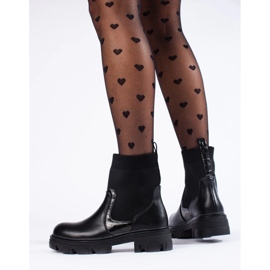 Slip-on boots black 1