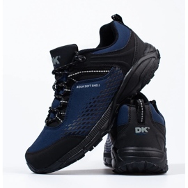 DK Men's Navy Trekking Shoes black 1
